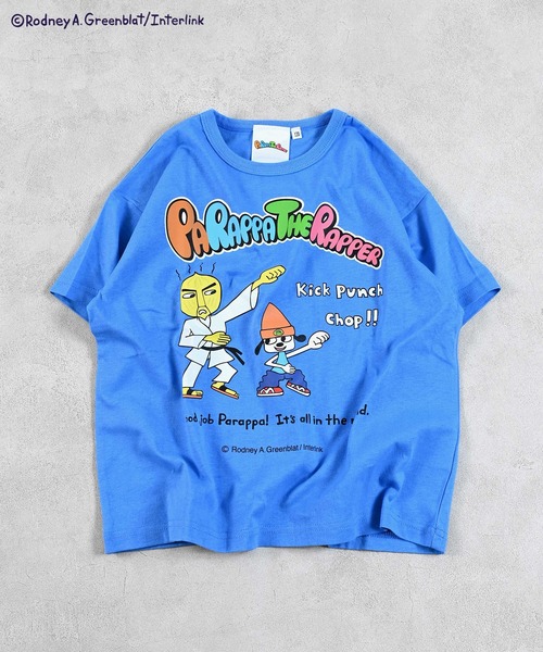 MARKEY'S(マーキーズ)の「【パラッパラッパー】別注 プリントTee(Tシャツ/カットソー・キッズ・オフホワイト/ブルー/チャコール・80/90/95/100/110/120/130/140/150)」の3枚目の写真
