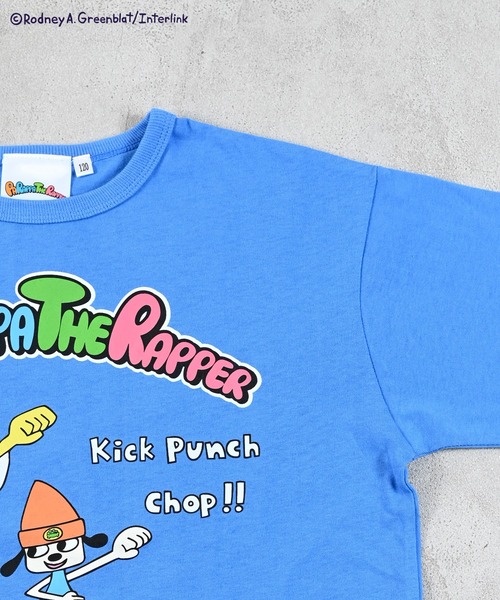 MARKEY'S(マーキーズ)の「【パラッパラッパー】別注 プリントTee(Tシャツ/カットソー・キッズ・オフホワイト/ブルー/チャコール・80/90/95/100/110/120/130/140/150)」の12枚目の写真