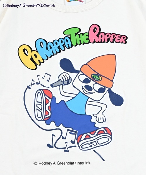 MARKEY'S(マーキーズ)の「【パラッパラッパー】別注 プリントTee(Tシャツ/カットソー・キッズ・オフホワイト/ブルー/チャコール・80/90/95/100/110/120/130/140/150)」の14枚目の写真