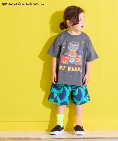 MARKEY'S(マーキーズ)の「【パラッパラッパー】別注 プリントTee(Tシャツ/カットソー・キッズ・オフホワイト/ブルー/チャコール・80/90/95/100/110/120/130/140/150)」の5枚目の写真