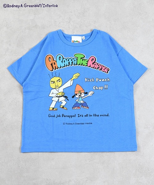 MARKEY'S(マーキーズ)の「【パラッパラッパー】別注 プリントTee(Tシャツ/カットソー・キッズ・オフホワイト/ブルー/チャコール・80/90/95/100/110/120/130/140/150)」の7枚目の写真