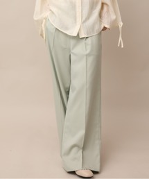 aimoha | ワンタックセンタープレスワイドパンツ(スラックス)