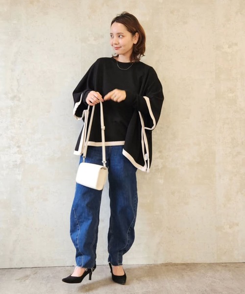 のほほん ライトダンボール配色ポンチョ（ポンチョ）｜Bonjour Sagan