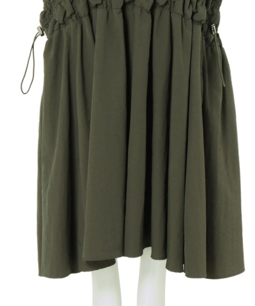 UN3D.(アンスリード)の「UN3D./アンスリード/WAVE GATHER SK/ウェーブギャザースカート/5225208014(スカート・レディース・ホワイト/ブラック・36)」の5枚目の写真