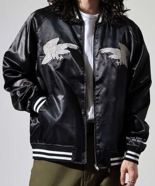 FUNALIVE(ファンアライブ)の「WS select ED HARDY スカジャン(その他アウター・メンズ・ブラック系1/ブラック系/ブラック・L/XL/M)」の11枚目の写真