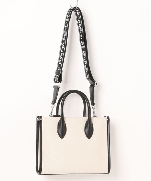 MICHAEL KORS(マイケルコース)の「MIRELLA キャンバス クロスボディ スモール(ショルダーバッグ・レディース・ブラック・FREE)」の2枚目の写真