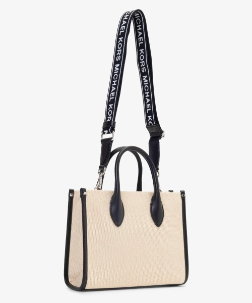 MICHAEL KORS(マイケルコース)の「MIRELLA キャンバス クロスボディ スモール(ショルダーバッグ・レディース・ブラック・FREE)」の6枚目の写真