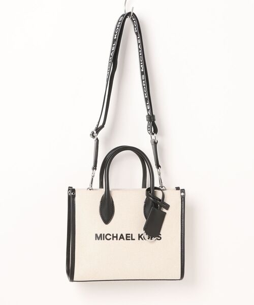 MICHAEL KORS(マイケルコース)の「MIRELLA キャンバス クロスボディ スモール(ショルダーバッグ・レディース・ブラック・FREE)」の7枚目の写真