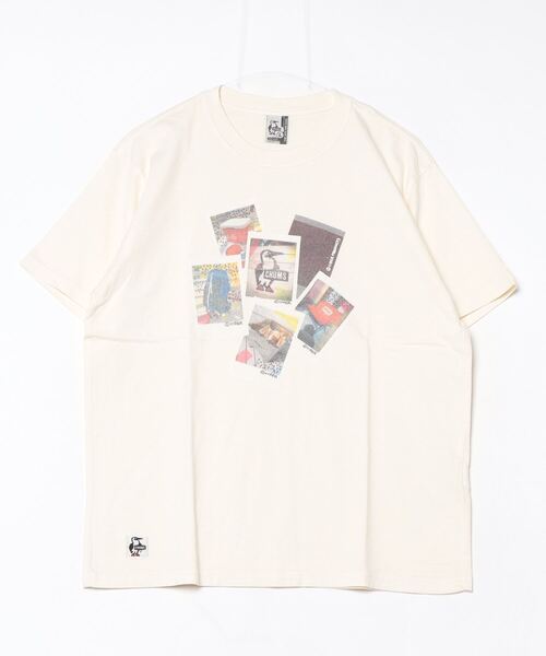 CHUMS（チャムス）の「【CHUMS】 かせきさいだぁ Instant Photo T-Shirt カセキサイダァインスタントフォトティーシャツ（Tシャツ/カットソー・メンズ・ホワイト/レッド/ブルー・LARGE/MEDIUM/X-LARGE）」の8枚目の写真