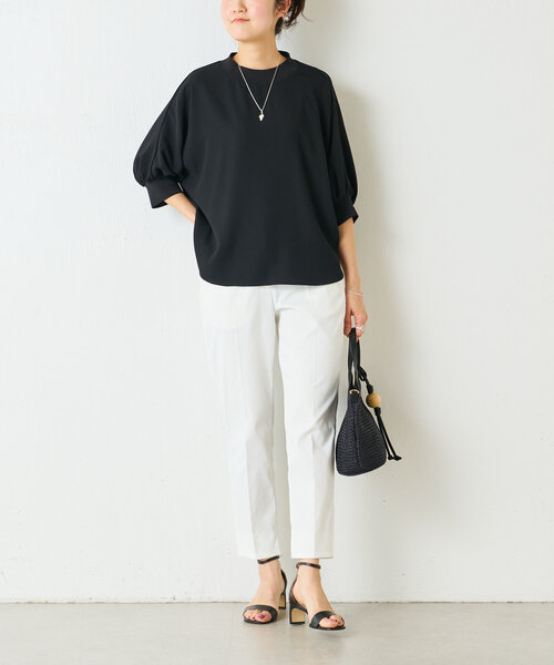 BEARDSLEY（ビアズリー）の「撥水チノパンツ（その他パンツ・レディース・ホワイト/ネイビー・FREE）」の3枚目の写真