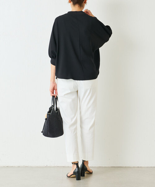 BEARDSLEY（ビアズリー）の「撥水チノパンツ（その他パンツ・レディース・ホワイト/ネイビー・FREE）」の5枚目の写真