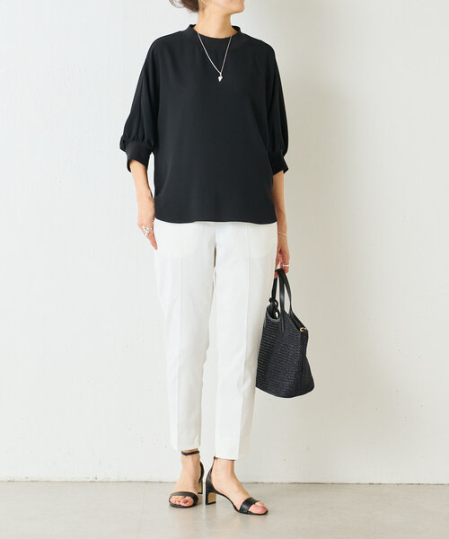 BEARDSLEY（ビアズリー）の「撥水チノパンツ（その他パンツ・レディース・ホワイト/ネイビー・FREE）」の6枚目の写真