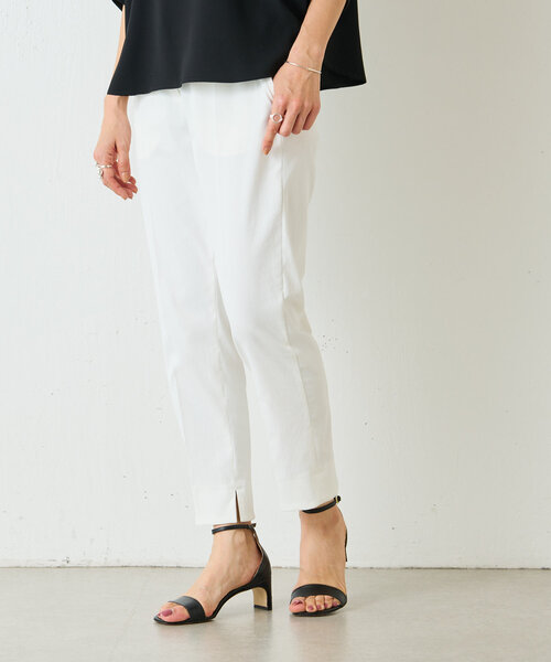 BEARDSLEY（ビアズリー）の「撥水チノパンツ（その他パンツ・レディース・ホワイト/ネイビー・FREE）」の8枚目の写真