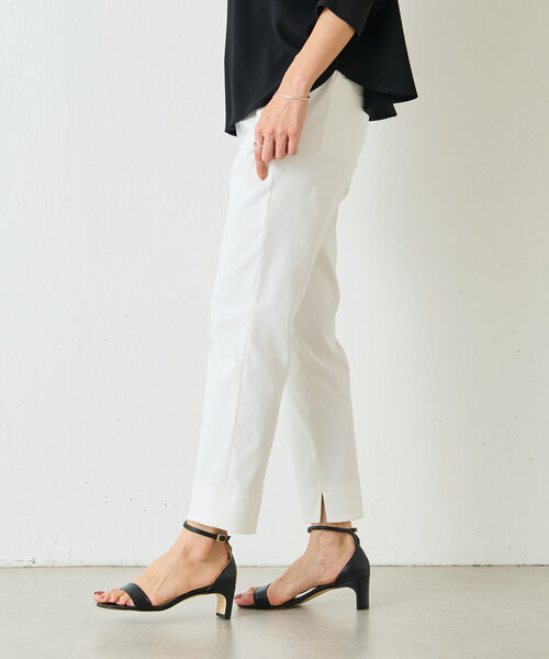 BEARDSLEY（ビアズリー）の「撥水チノパンツ（その他パンツ・レディース・ホワイト/ネイビー・FREE）」の9枚目の写真