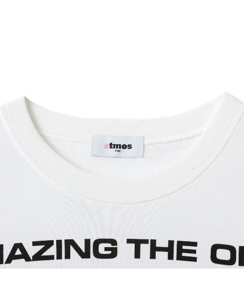 atmos pink(アトモスピンク)の「atmos pink Message T-shirt / アトモス ピンク メッセージ ティーシャツ(Tシャツ/カットソー・レディース・ブラック/レッド/ホワイト・FREE)」の7枚目の写真