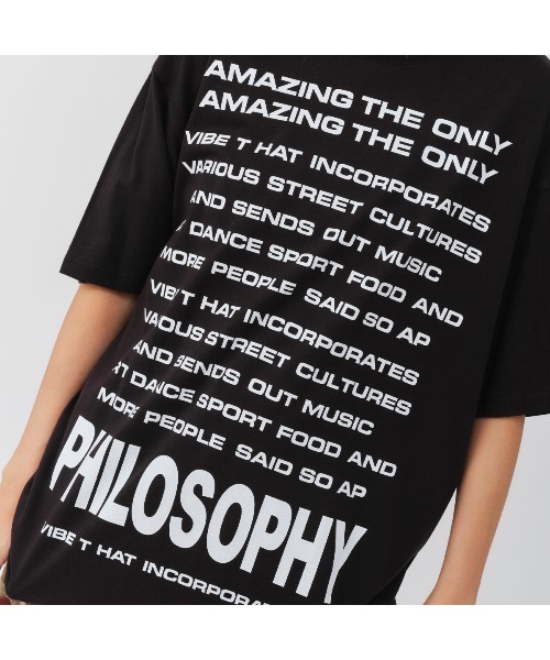 atmos pink(アトモスピンク)の「atmos pink Message T-shirt / アトモス ピンク メッセージ ティーシャツ(Tシャツ/カットソー・レディース・ブラック/レッド/ホワイト・FREE)」の15枚目の写真