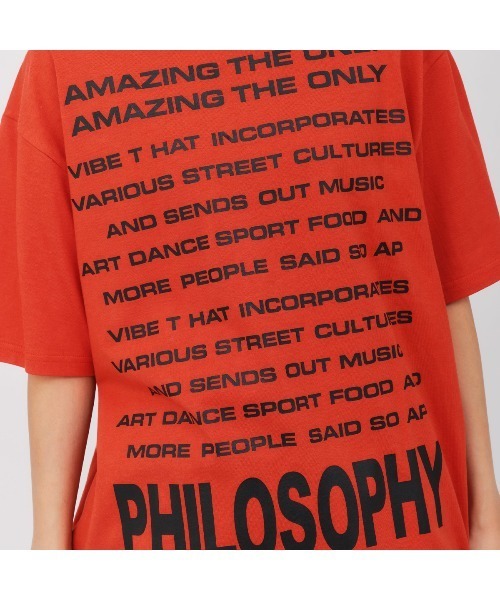 atmos pink(アトモスピンク)の「atmos pink Message T-shirt / アトモス ピンク メッセージ ティーシャツ(Tシャツ/カットソー・レディース・ブラック/レッド/ホワイト・FREE)」の22枚目の写真