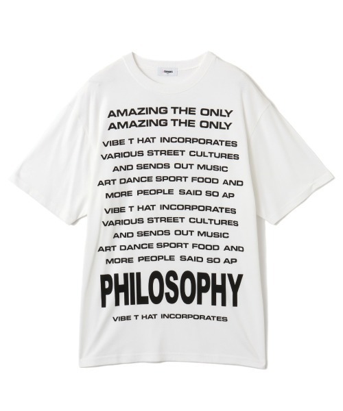 atmos pink(アトモスピンク)の「atmos pink Message T-shirt / アトモス ピンク メッセージ ティーシャツ(Tシャツ/カットソー・レディース・ブラック/レッド/ホワイト・FREE)」の6枚目の写真