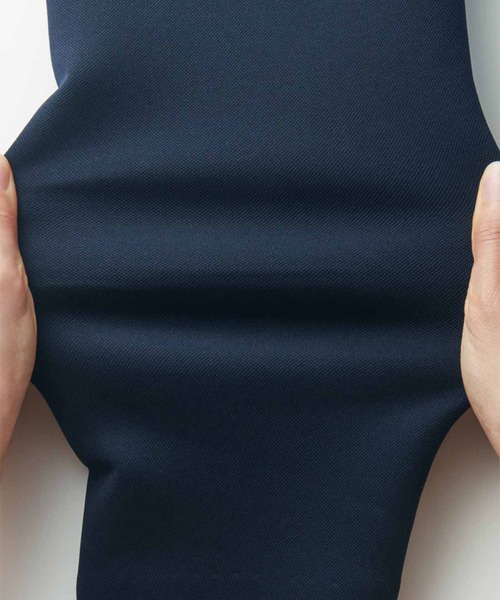 IEDIT（イディット）の「ＩＥＤＩＴ　後ろフリルが大人の華やぎを演出する　伸びやかなカーデライクジャケット〈ネイビー〉（ノーカラージャケット・レディース・ネイビー・M/L/LL/3L/S/4L）」の6枚目の写真