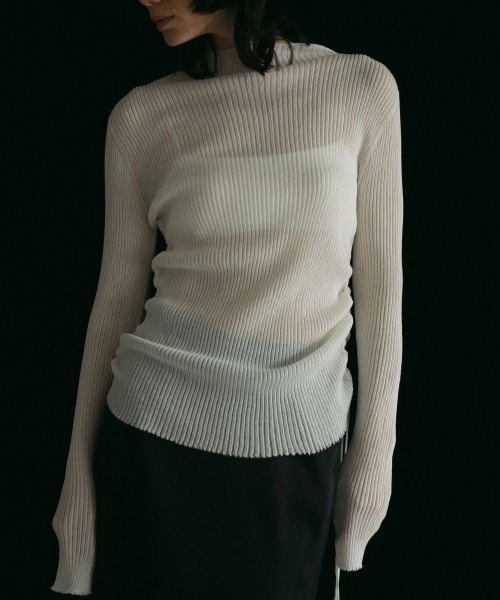 anuke Side Drawstring Knit 62510512（ニット/セーター）｜anuke 