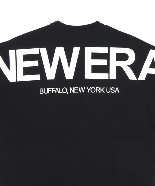 NEW ERA(ニューエラ)の「ニューエラ 半袖Tシャツ ドロップショルダー ONSPOTZ別注(Tシャツ/カットソー・メンズ・ブラック/ホワイト・S/M/L/XL/XXL)」の3枚目の写真