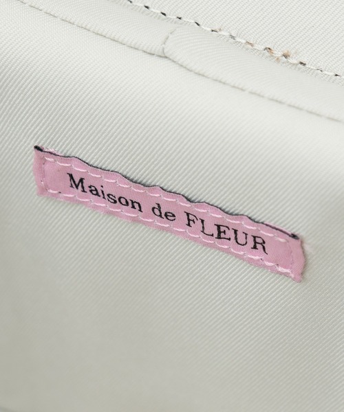 Maison de FLEUR(メゾンドフルール)の「EC限定リボンキルティングキューブバッグ(ショルダーバッグ・レディース・グレイッシュブルー・FREE)」の15枚目の写真