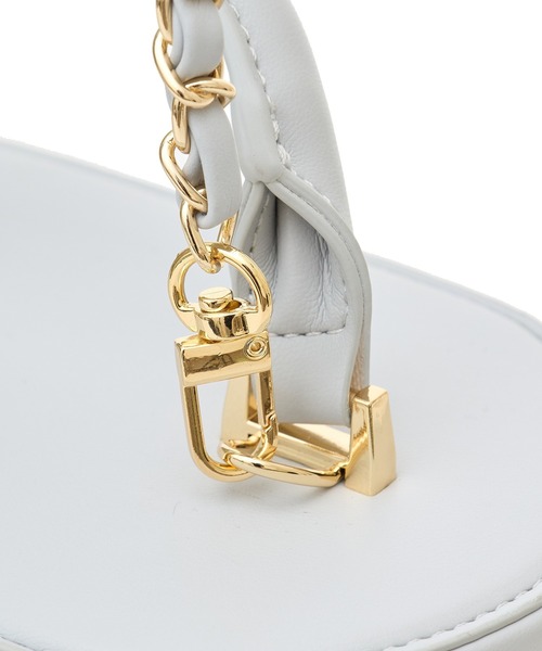 Maison de FLEUR(メゾンドフルール)の「EC限定リボンキルティングキューブバッグ(ショルダーバッグ・レディース・グレイッシュブルー・FREE)」の17枚目の写真