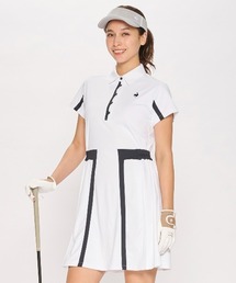 le coq sportif golf ウエストシェイプワンピース L le coq sportif GOLF（ルコックスポルティフゴルフ）の「ゴルフ