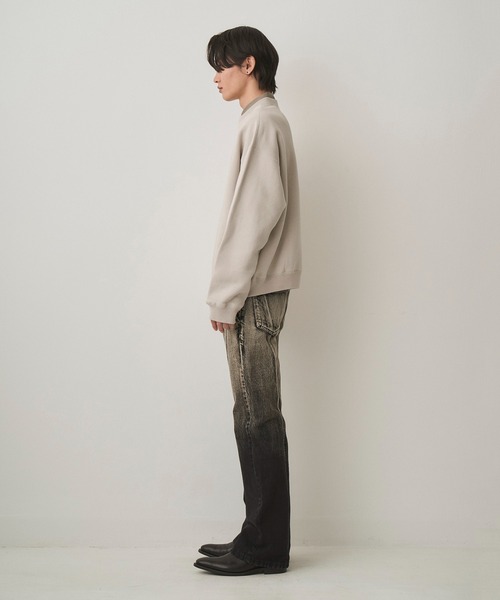 Juha(ユハ)の「BRUSHED SIGNATURE SWEAT(スウェット・メンズ・ホワイト/ブラウン/ブラック・3/4)」の15枚目の写真