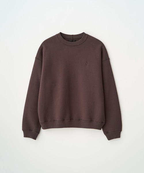 Juha(ユハ)の「BRUSHED SIGNATURE SWEAT(スウェット・メンズ・ホワイト/ブラウン/ブラック・3/4)」の5枚目の写真