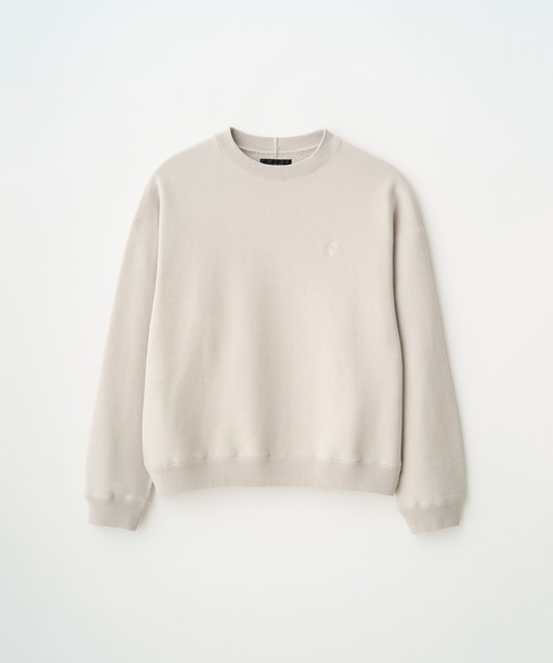 Juha(ユハ)の「BRUSHED SIGNATURE SWEAT(スウェット・メンズ・ホワイト/ブラウン/ブラック・3/4)」の6枚目の写真