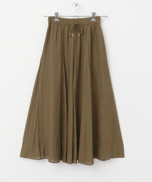 ITEMS URBANRESEARCH(アイテムズ アーバンリサーチ)の「シアーフレアスカート(スカート・レディース・オレンジ/ネイビー/ブラウン/ブラック・FREE)」の11枚目の写真