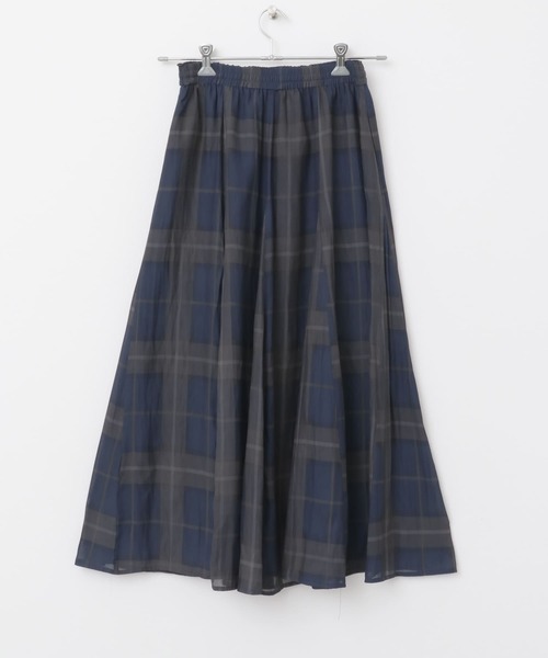 ITEMS URBANRESEARCH(アイテムズ アーバンリサーチ)の「シアーフレアスカート(スカート・レディース・オレンジ/ネイビー/ブラウン/ブラック・FREE)」の14枚目の写真