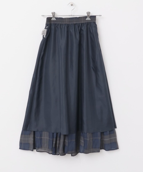 ITEMS URBANRESEARCH(アイテムズ アーバンリサーチ)の「シアーフレアスカート(スカート・レディース・オレンジ/ネイビー/ブラウン/ブラック・FREE)」の15枚目の写真