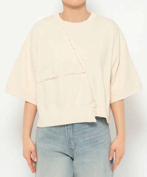 LOWRYS FARM(ローリーズファーム)の「ピグメントリメイク5S 323034(Tシャツ/カットソー・レディース・イエロー/チャコールグレー/アイボリー・SHORT/LONG)」の17枚目の写真