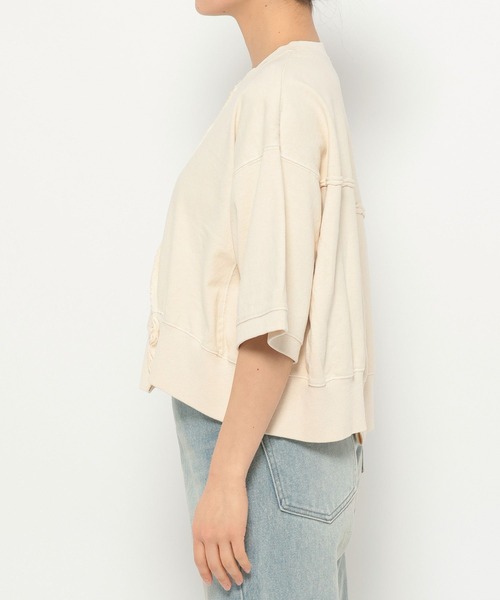 LOWRYS FARM(ローリーズファーム)の「ピグメントリメイク5S 323034(Tシャツ/カットソー・レディース・イエロー/チャコールグレー/アイボリー・SHORT/LONG)」の18枚目の写真