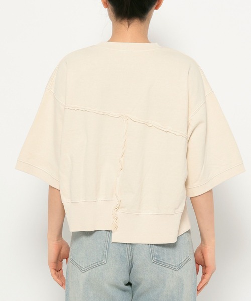 LOWRYS FARM(ローリーズファーム)の「ピグメントリメイク5S 323034(Tシャツ/カットソー・レディース・イエロー/チャコールグレー/アイボリー・SHORT/LONG)」の19枚目の写真