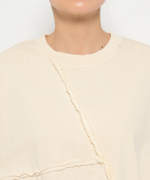 LOWRYS FARM(ローリーズファーム)の「ピグメントリメイク5S 323034(Tシャツ/カットソー・レディース・イエロー/チャコールグレー/アイボリー・SHORT/LONG)」の20枚目の写真