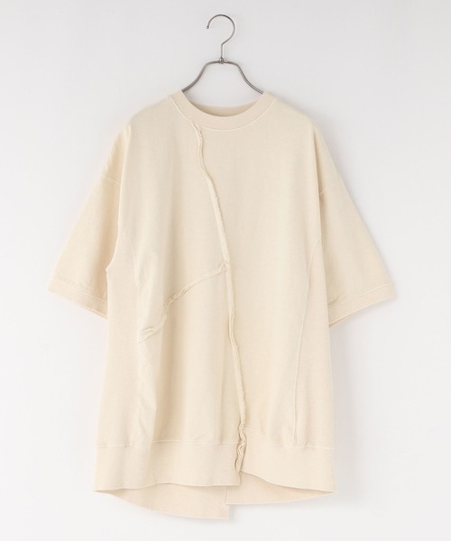 LOWRYS FARM(ローリーズファーム)の「ピグメントリメイク5S 323034(Tシャツ/カットソー・レディース・イエロー/チャコールグレー/アイボリー・SHORT/LONG)」の7枚目の写真