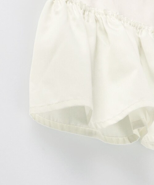 DRC branshes(ディーアールシーブランシェス)の「【WEB限定/DRC/綿100%】異素材切替ロゴ半袖Tシャツ(Tシャツ/カットソー・キッズ・ブラウン/ラベンダー/ライトグリーン/オフホワイト/ブラック・100/150/110/120/90/130/140)」の21枚目の写真