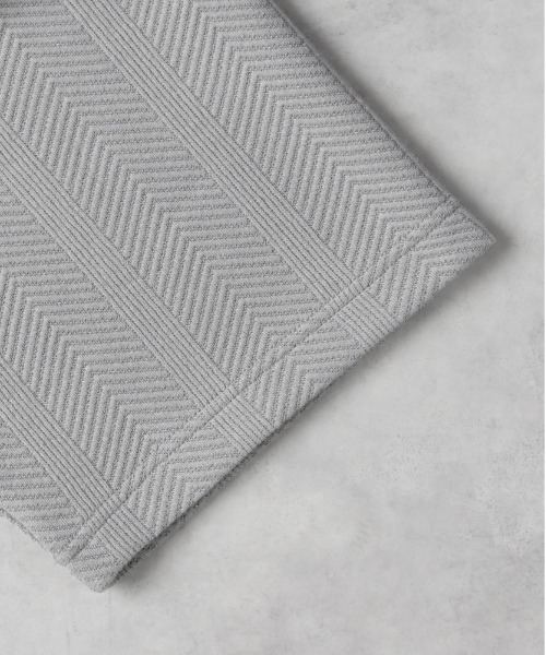 BACK NUMBER（バックナンバー）の「【BACK NUMBER】ジャガードフェイクレイヤードTシャツ（Tシャツ/カットソー・メンズ・ネイビー/グレー/ベージュ・L/XL/M）」の5枚目の写真