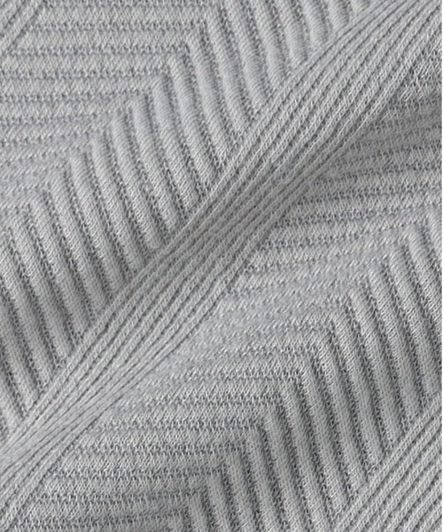 BACK NUMBER（バックナンバー）の「【BACK NUMBER】ジャガードフェイクレイヤードTシャツ（Tシャツ/カットソー・メンズ・ネイビー/グレー/ベージュ・L/XL/M）」の4枚目の写真