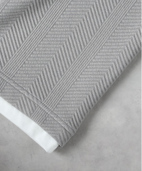 BACK NUMBER（バックナンバー）の「【BACK NUMBER】ジャガードフェイクレイヤードTシャツ（Tシャツ/カットソー・メンズ・ネイビー/グレー/ベージュ・L/XL/M）」の12枚目の写真