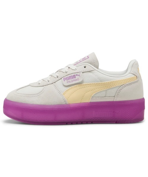PUMA(プーマ)の「PUMA PALERMO ELEVATA XTRA WNS(プーマ パレルモ エレヴァータ エクストラ ウィメンズ)(スニーカー・レディース・ベージュ系/グレー系・24.5cm/23cm/23.5cm/24cm/25cm)」の3枚目の写真