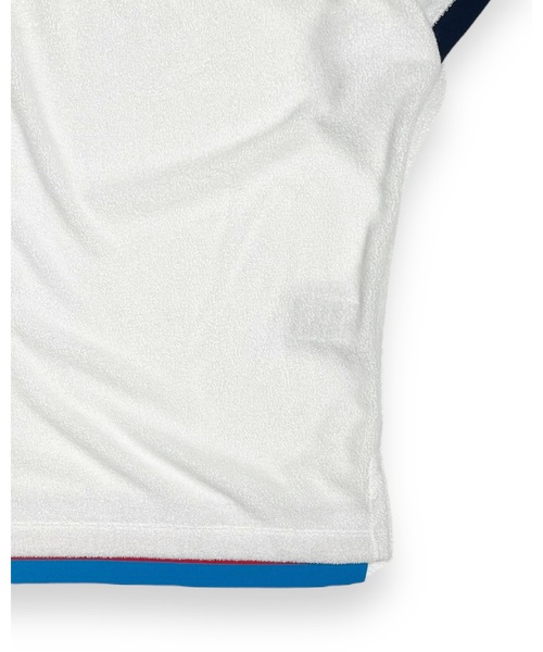 DECEMBERMAY（ディセンバーメイ）の「Pile Dolman sleeve polo（ポロシャツ・レディース・グリーン/ネイビー/ホワイト・MEDIUM/SMALL）」の17枚目の写真