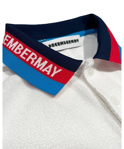 DECEMBERMAY（ディセンバーメイ）の「Pile Dolman sleeve polo（ポロシャツ・レディース・グリーン/ネイビー/ホワイト・MEDIUM/SMALL）」の19枚目の写真