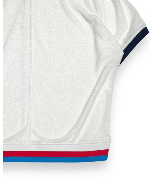 DECEMBERMAY（ディセンバーメイ）の「Pile Dolman sleeve polo（ポロシャツ・レディース・グリーン/ネイビー/ホワイト・MEDIUM/SMALL）」の21枚目の写真