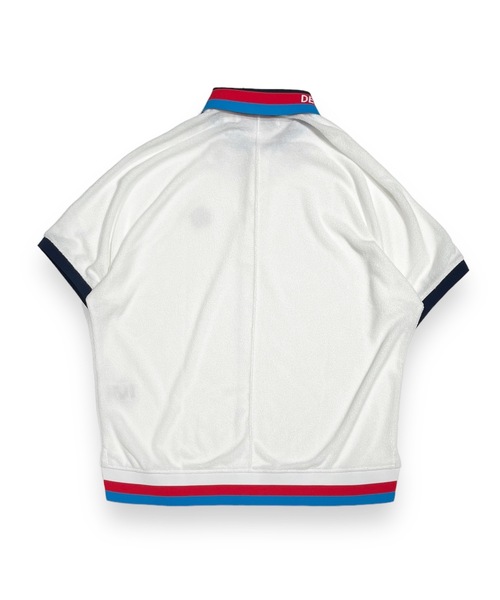 DECEMBERMAY（ディセンバーメイ）の「Pile Dolman sleeve polo（ポロシャツ・レディース・グリーン/ネイビー/ホワイト・MEDIUM/SMALL）」の15枚目の写真