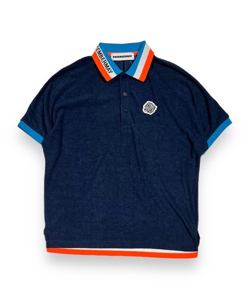DECEMBERMAY（ディセンバーメイ）の「Pile Dolman sleeve polo（ポロシャツ・レディース・グリーン/ネイビー/ホワイト・MEDIUM/SMALL）」の22枚目の写真