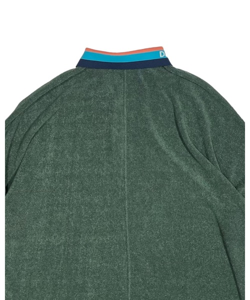 DECEMBERMAY（ディセンバーメイ）の「Pile Dolman sleeve polo（ポロシャツ・レディース・グリーン/ネイビー/ホワイト・MEDIUM/SMALL）」の12枚目の写真